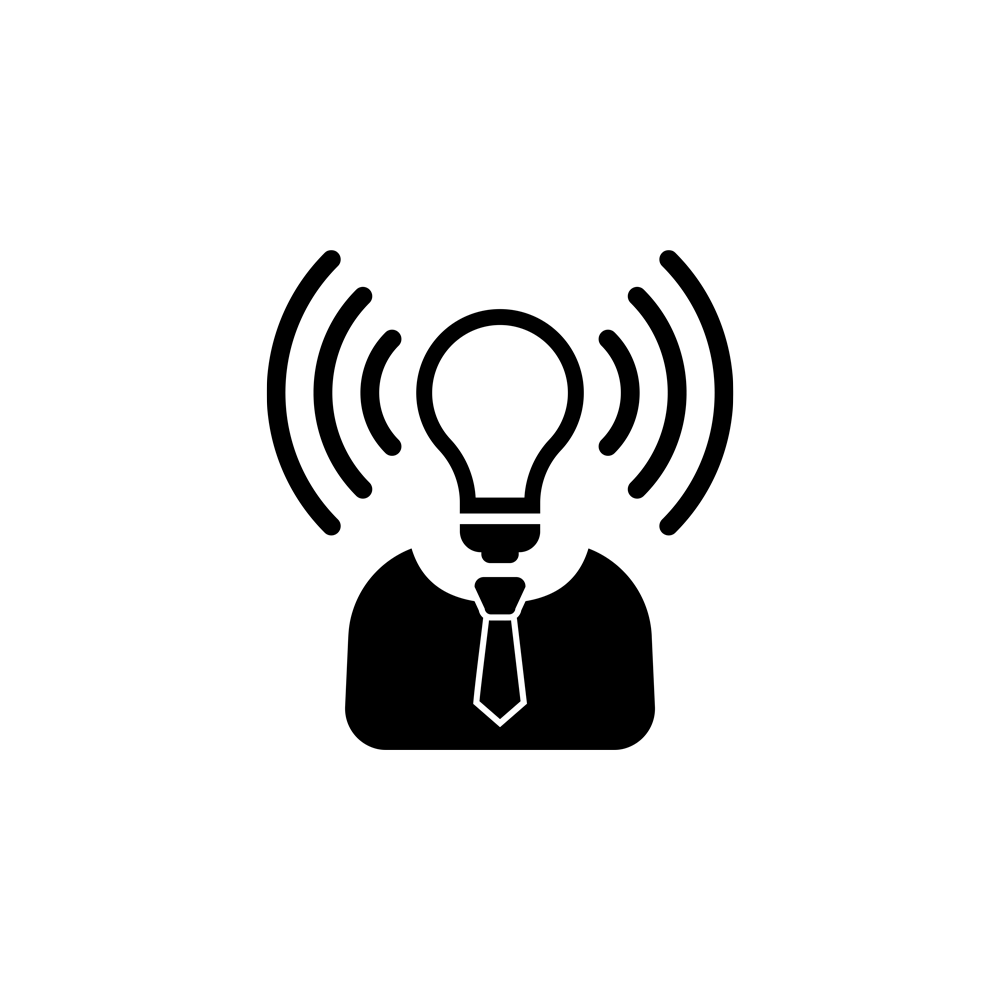 this is an image of a light bulb above a suit and tie indicating ideas